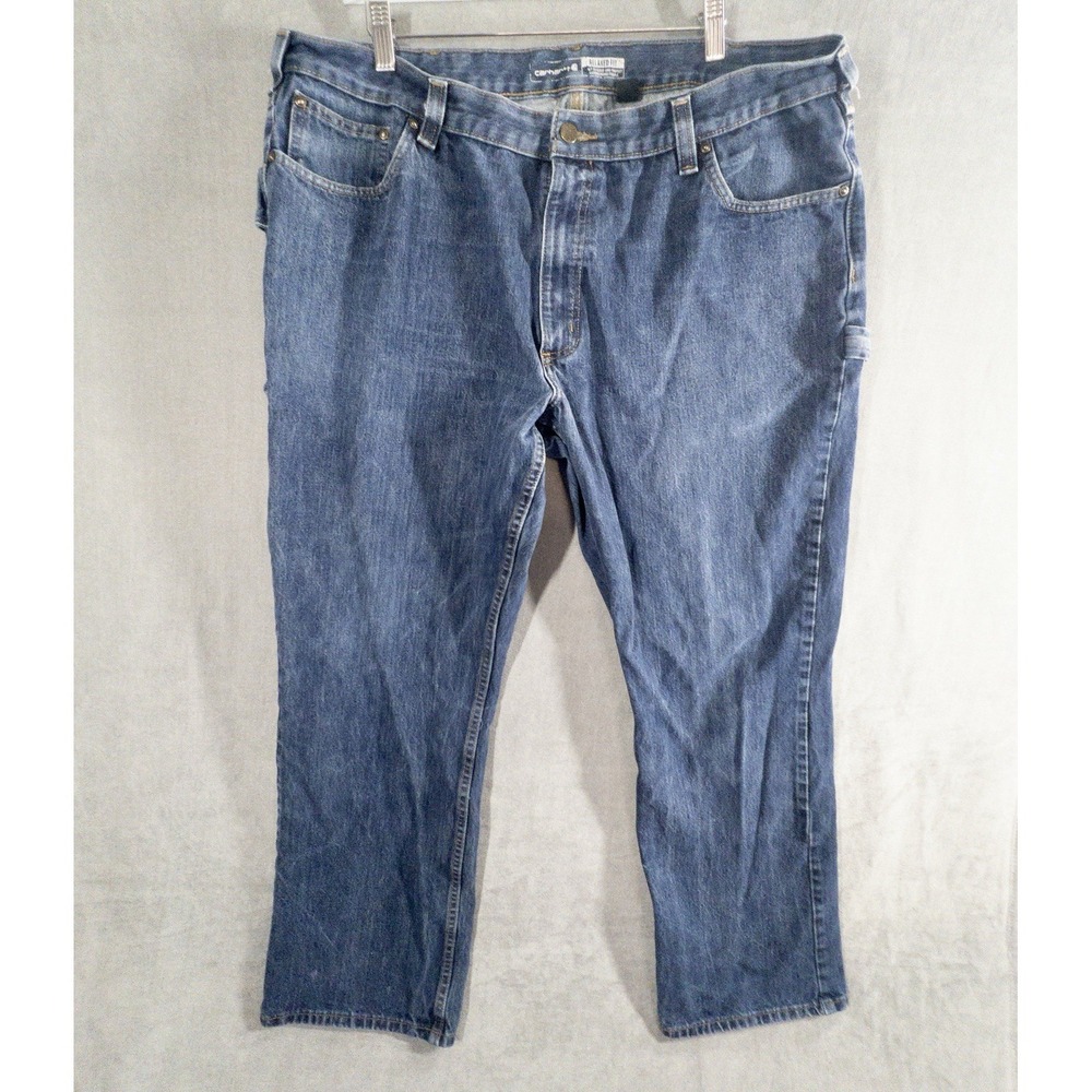 Carhartt Relaxed Jeans Mens 40x32 Western Workwear‎ Ranchwear Farming Denim